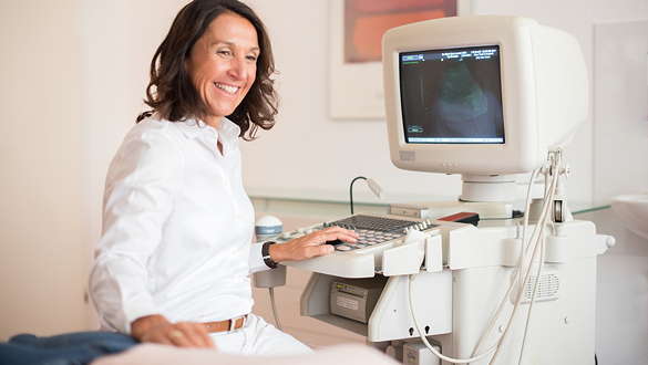 Bild 3-D-Ultraschall bei Frauenärztin in Königswinter, Dr. Marie Alice Lersch
